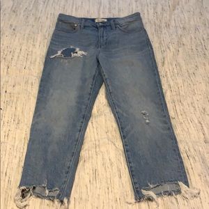 Madewell Classic Straight Jean size 27 petite